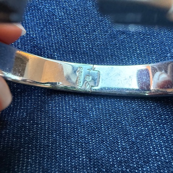 Hermes H bracelet - white & silver - Picture 2 of 4